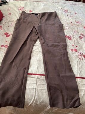 Chico's So Slimming Brown Juliet Straight Leg Pants Size 2R/12R